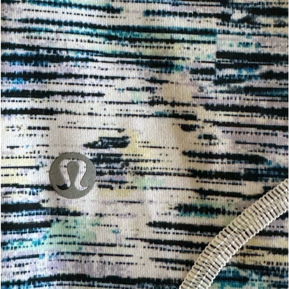 Lululemon Inspire Crop ll Leggings In Blurry Belle Print Ladies Size 4 - Picture 8 of 9